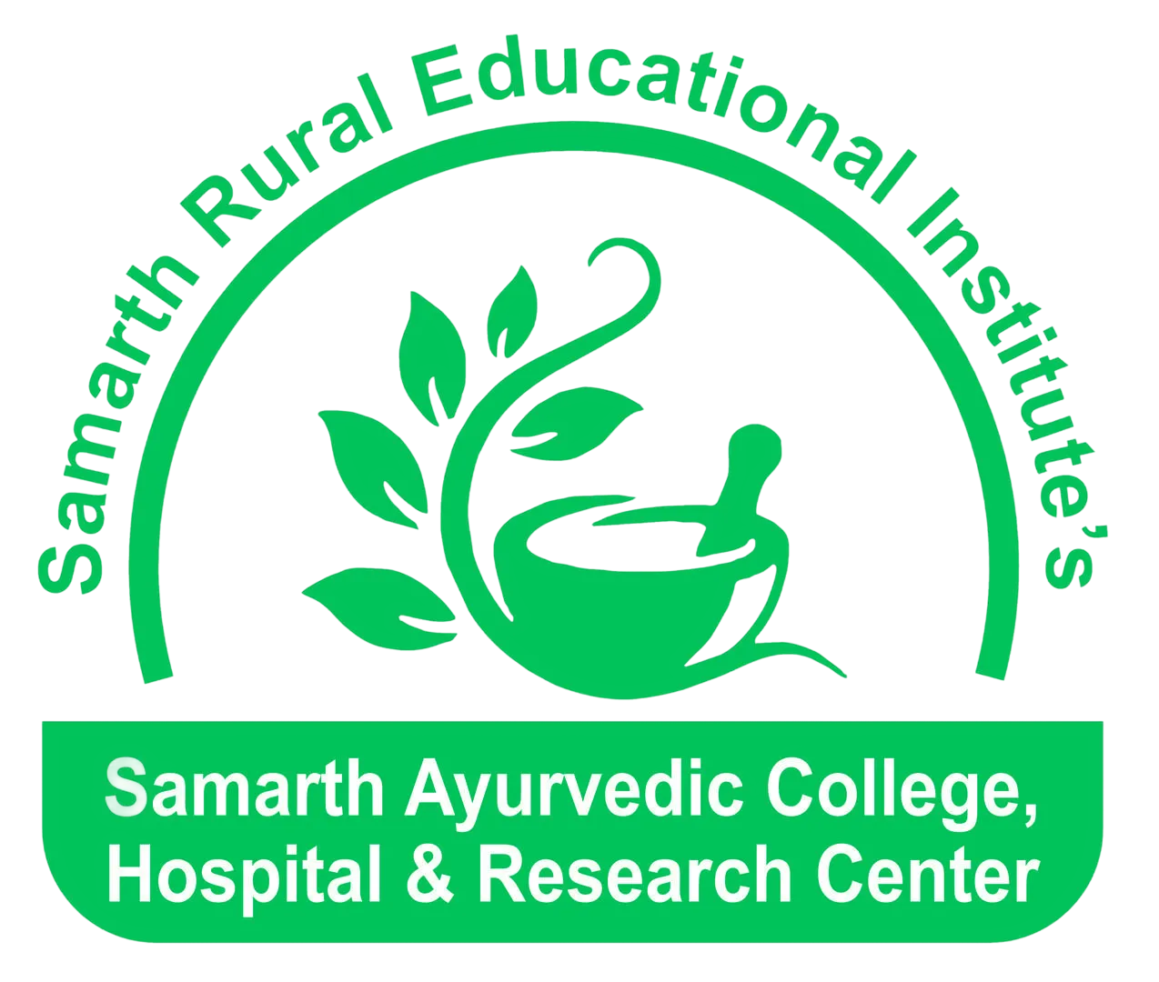 Samarth Ayurvedic College official logo